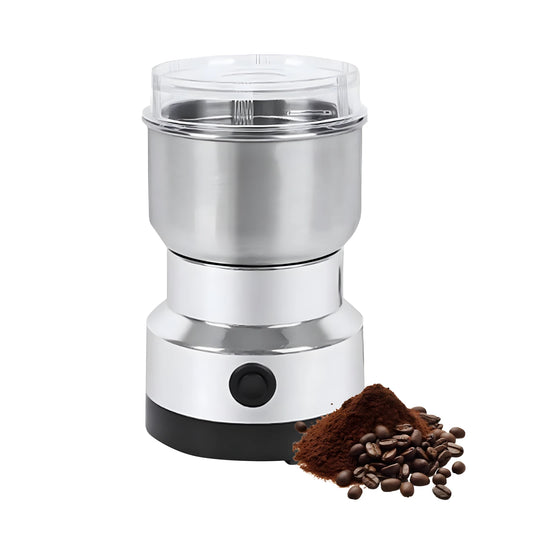Molino eléctrico de acero inoxidable para café y especias